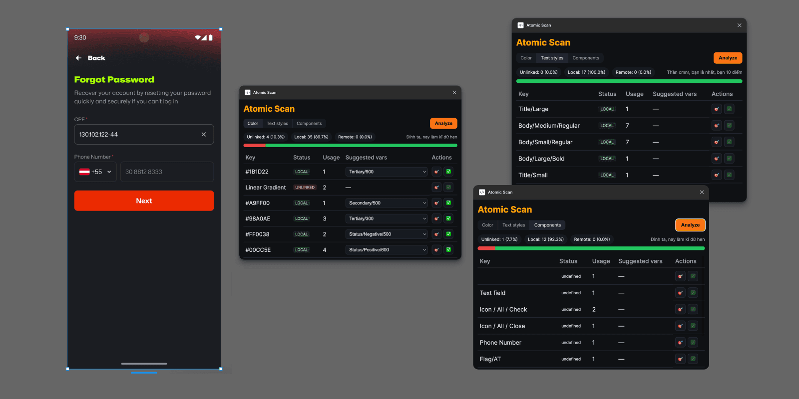 Bravo Design system — design detail